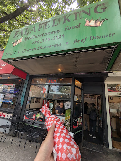 Photo of Falafel King Mediterranean Food - 516 Robson St, Vancouver, BC V6B 2B7